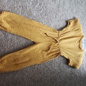 Mubineo mustard yellow romper